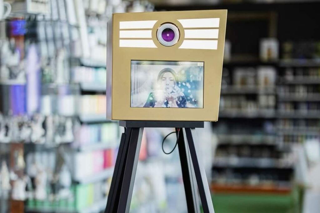 borne à selfie