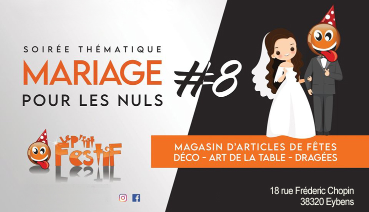 Mariage pour les nuls au petit festif